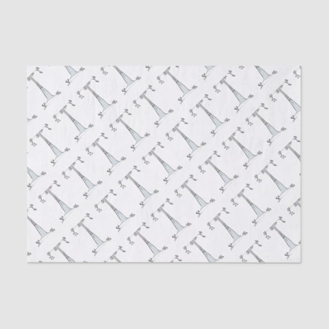 Magical Letter T from tony fernandes design Tissue Paper (Front)