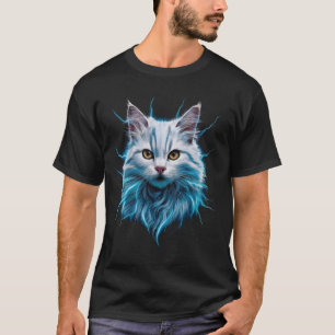 Magical Lightning Cat Cool Feline Fantasy Cute Kit T-Shirt