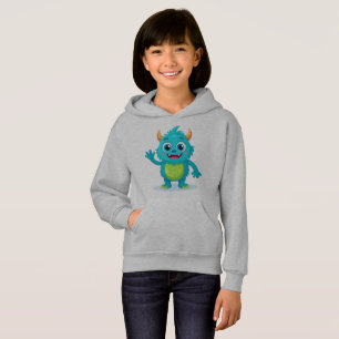 Magical Little Blue Monster Girls' Hoodie - Soft