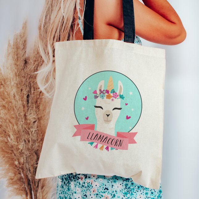 Magical Llamacorn Tote Bag (Creator Uploaded)