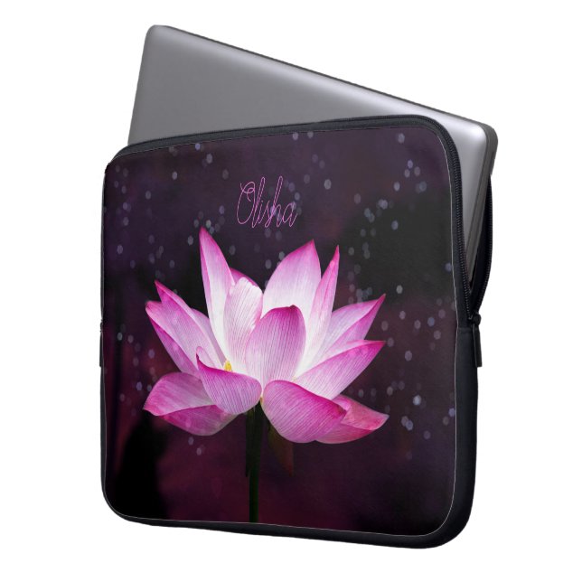 magical lotus - laptop sleeve (Front Left)