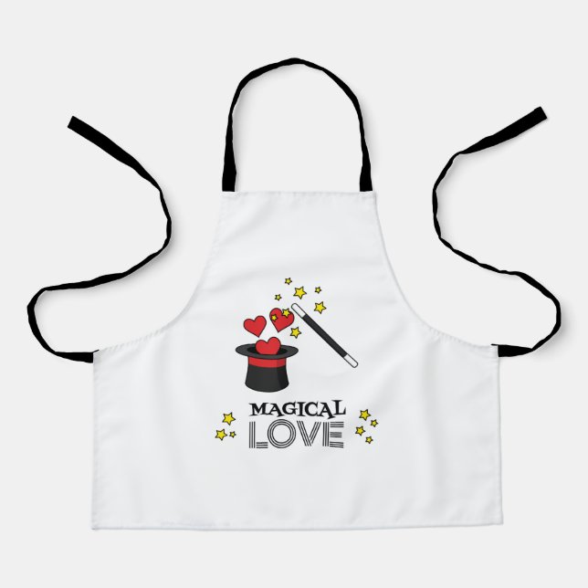 Magical Love - Black Apron (Front)