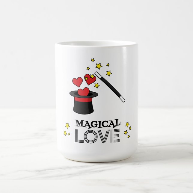 Magical Love - Black Coffee Mug (Center)