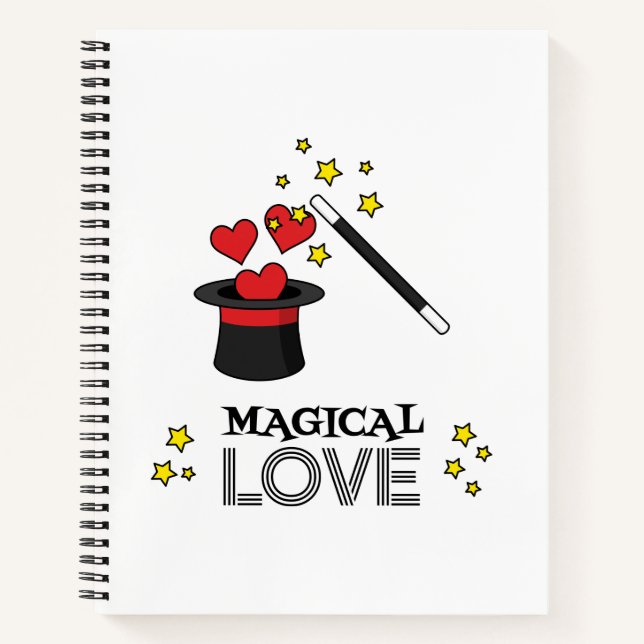 Magical Love - Black Notebook (Front)