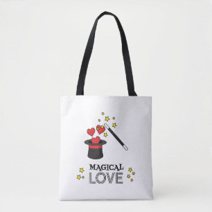 Magical Love - Black Tote Bag