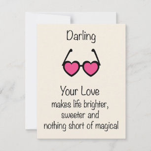 Magical Love Lenses Postcard