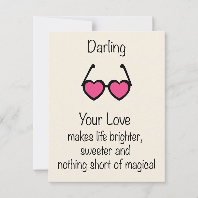 Magical Love Lenses Postcard (Front)