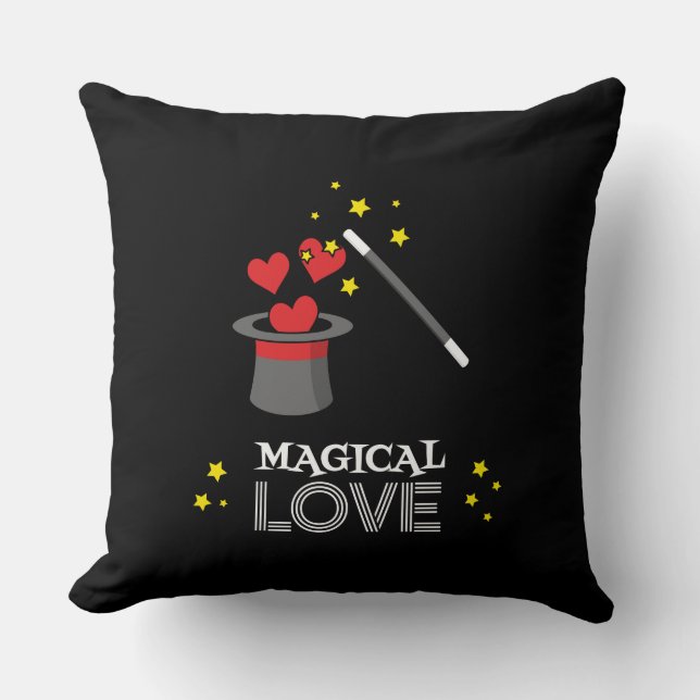 Magical Love - White Cushion (Front)
