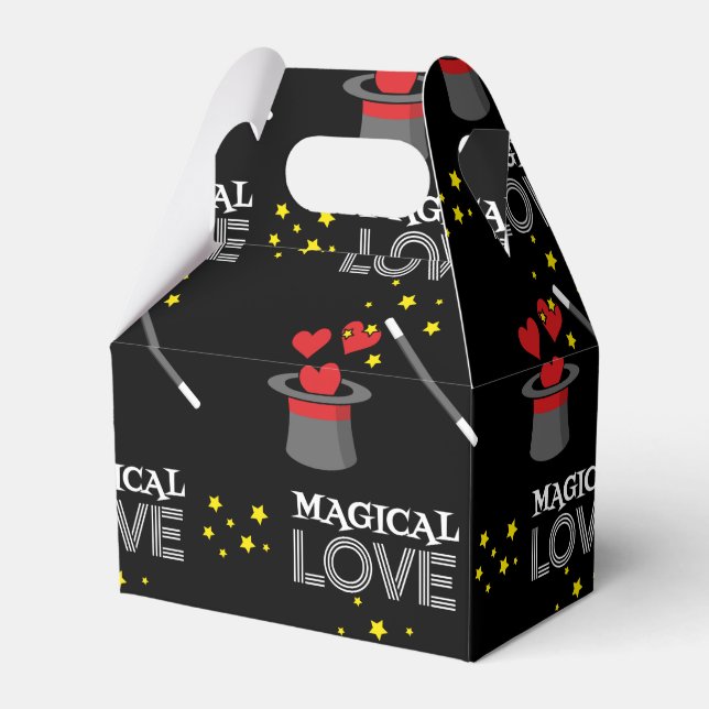 Magical Love - White Favour Box (Front Side)