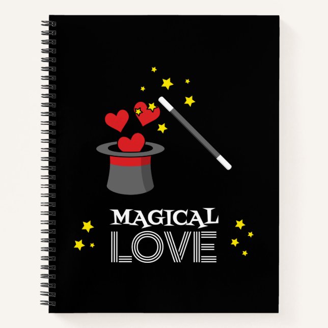 Magical Love - White Notebook (Front)