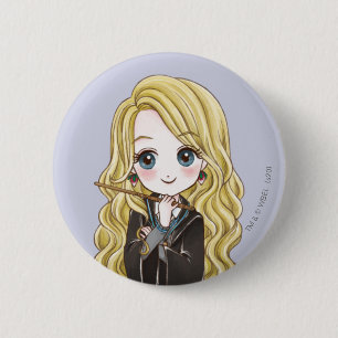 Magical Luna Lovegood Watercolor 6 Cm Round Badge