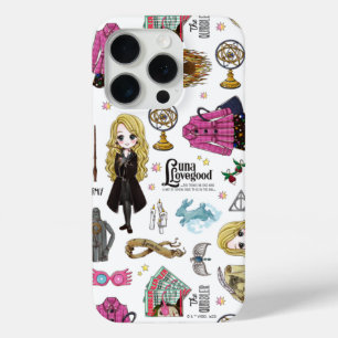 Magical Luna Lovegood Watercolor iPhone 15 Pro Case