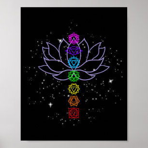 Magical Mandala Lotus Lines Cool Mandala Design Lo Poster