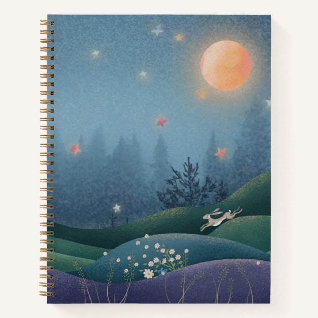 Magical Meadow Spiral Notebook (Front)
