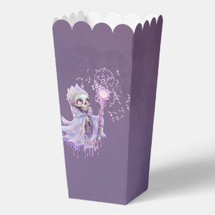 Magical melodies of the cute purple skeleton. favour box