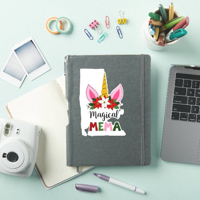 Magical Mema Unicorn Shirt Christmas Pajama Shirt  (iPad Cover)
