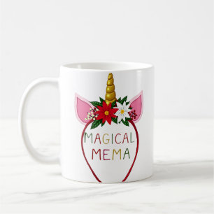 Magical Mema Unicorn Shirt Christmas Pajama Shirt Coffee Mug
