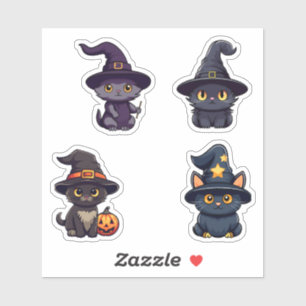 Magical Meows - Witchy Cat Stickers