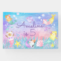 Magical Mercat Theme Banner 4 ft X 6 ft
