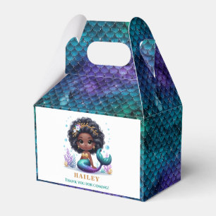 Magical Mermaid Birthday Thank You Favour Box