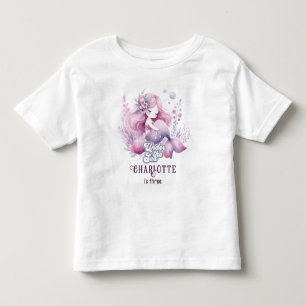 Magical Mermaid Children's Birthday Party Toddler T-Shirt