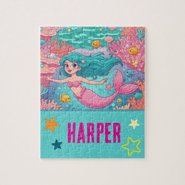 Magical Mermaid Jigsaw Puzzle (Vertical)