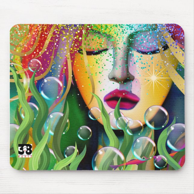 Magical Mermaid Mouse Pad (Front)