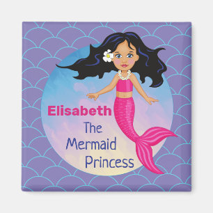 Magical Mermaid Under The Sea Birthday Magnet