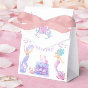 Magical Mermaid Under the Sea Kids Birthday Favour Box