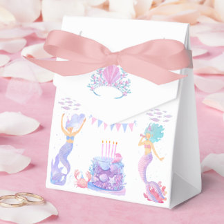Magical Mermaid Under the Sea Kids Birthday Favour Box