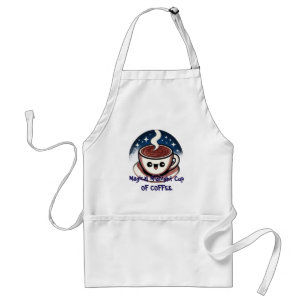 Magical Midnight Cup Of Coffee Standard Apron