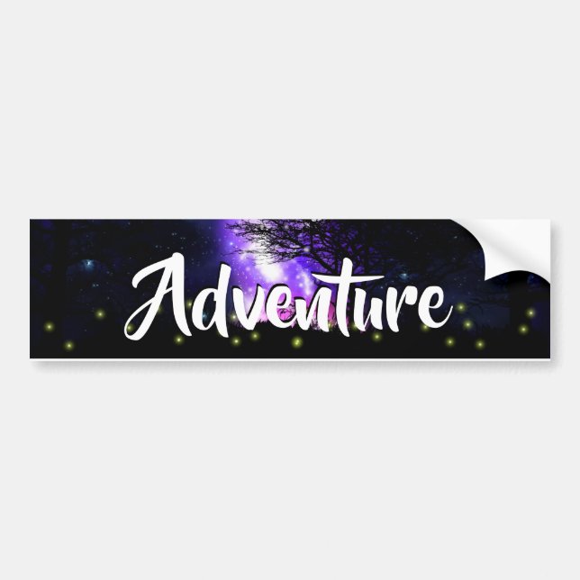Magical Milky Way Bumper Sticker (Front)