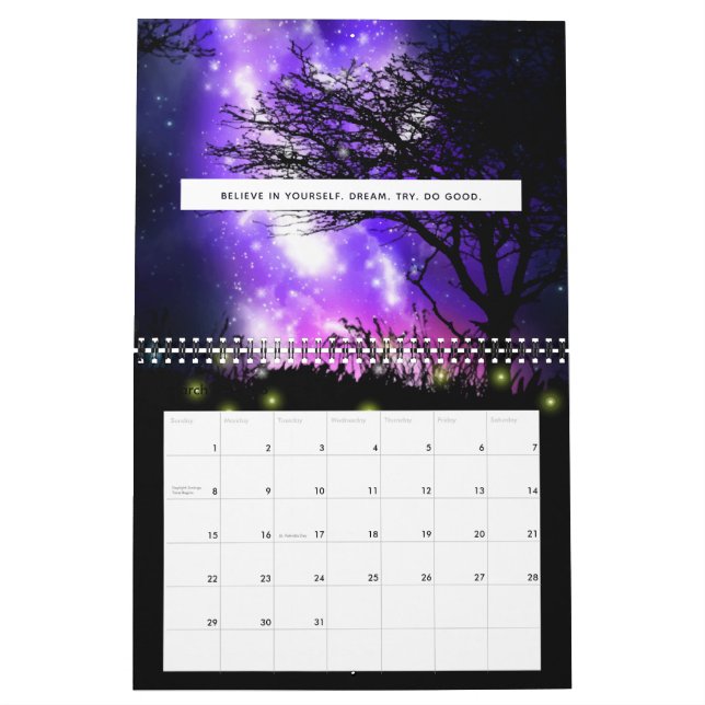 Magical Milky Way Calendar (Mar 2026)