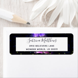 Magical Milky Way Label Return Address Label