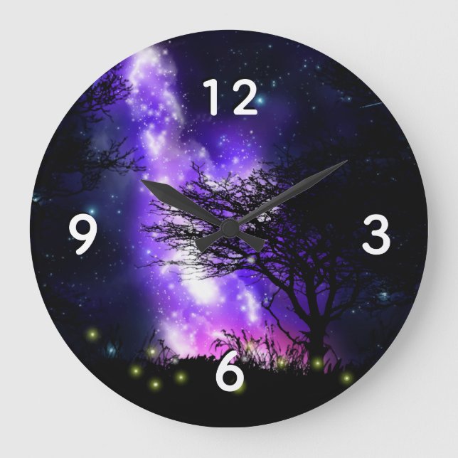 Magical Milky Way Large Clock (Front)
