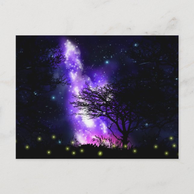 Magical Milky Way Postcard (Front)