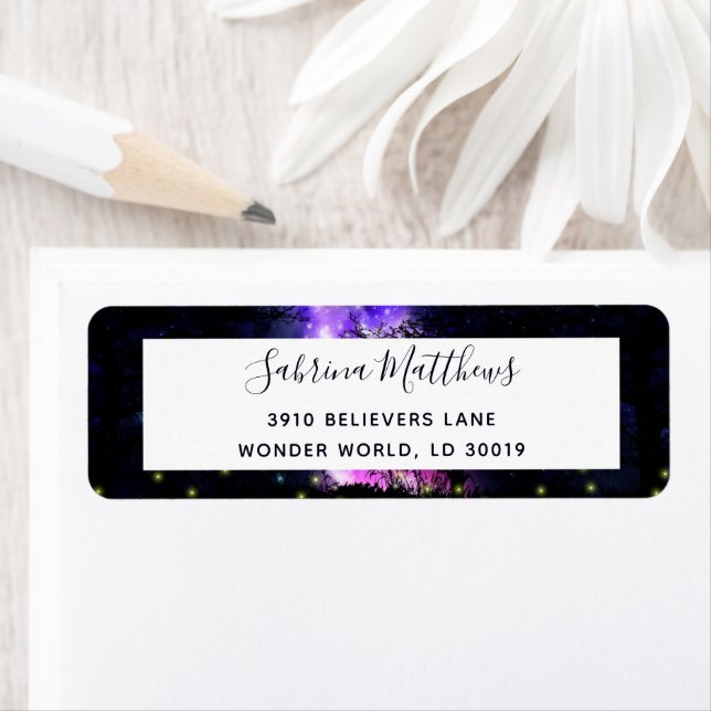 Magical Milky Way Return Address Label (Insitu)