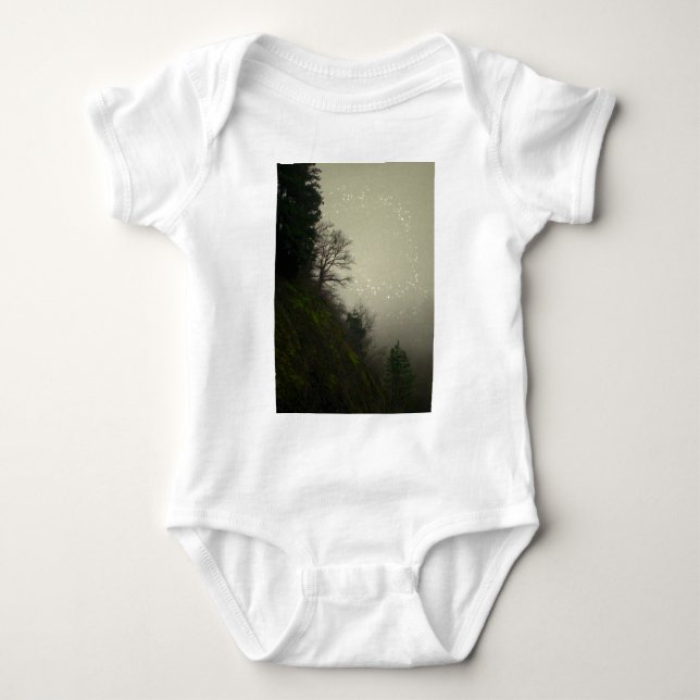 Magical Mist Forest Hill Baby Bodysuit (Front)
