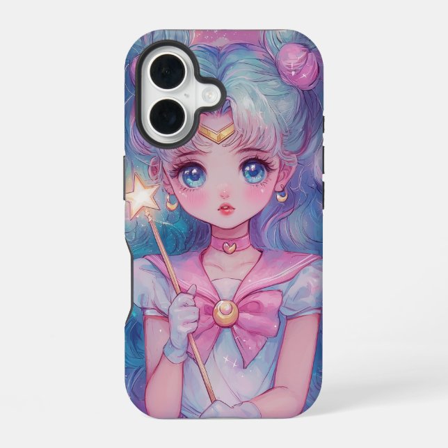 Magical Moon Guardian Anime Phone Case (Back)