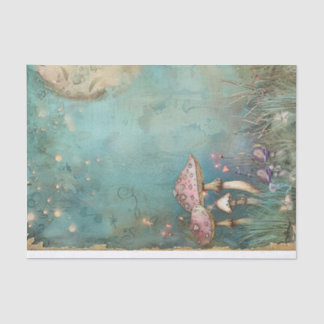Magical Moonlit Fairy Garden Decoupage Tissue Paper