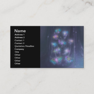 Magical Moths Abstract Fantasy Art Business Card
