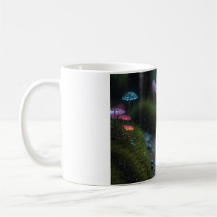 Magical Mushroom Forest Mug - Glowing Cottagecore 