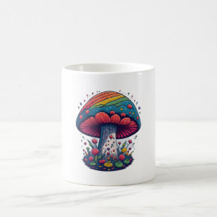 Magical Mushroom Madness Kawaii Kingdom Coffee Mug