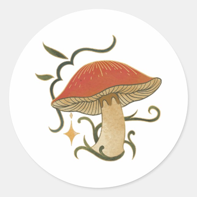 Magical Mushroom Sticker  (Front)