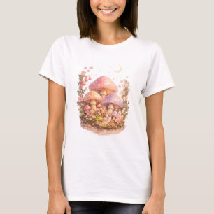 Magical Mushrooms Pastel Fairy Cottagecore Vibes T-Shirt