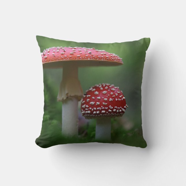 Magical Mushrooms Pillow (Front)