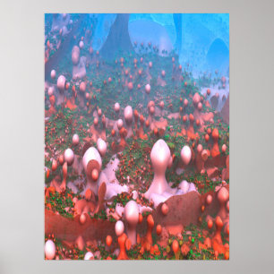 Magical Mushrooms Poster
