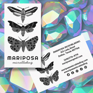 Magical Mystical 3 MOTHS Esthetician Beauty Salon Business Card
