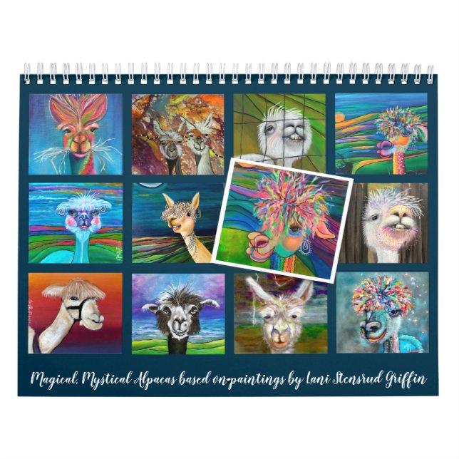 magical mystical alpacas calendar (Cover)