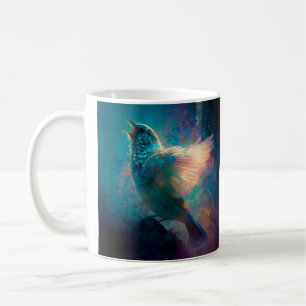 Magical Mystical Bird Singing Its Song Coffee Mug